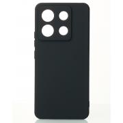 Силиконовый чехол SOFT Silicone Case для Xiaomi Redmi Note 13 Pro 5G/ Poco X6 5G (без лого) черный
