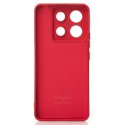 Силиконовый чехол SOFT Silicone Case для Xiaomi Redmi Note 13 Pro 5G/ Poco X6 5G (без лого) красный