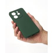 Силиконовый чехол SOFT Silicone Case для Xiaomi Redmi Note 14 4G Europa (без лого) темно-зеленый