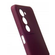Силиконовый чехол SOFT Silicone Case для Xiaomi Redmi 15 (169 mm) (без лого) бордовый