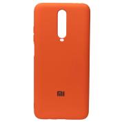 Силиконовый чехол SOFT Silicone Case для Xiaomi Redmi K30/Poco X2 HQ (с логотипом) оранжевый