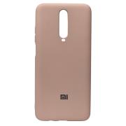 Силиконовый чехол SOFT Silicone Case для Xiaomi Redmi K30/Poco X2 HQ (с логотипом) персик