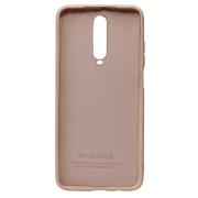 Силиконовый чехол SOFT Silicone Case для Xiaomi Redmi K30/Poco X2 HQ (с логотипом) персик