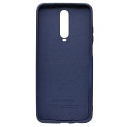 Силиконовый чехол SOFT Silicone Case для Xiaomi Redmi K30/Poco X2 HQ (с логотипом) темно-синий
