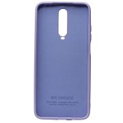 Силиконовый чехол SOFT Silicone Case для Xiaomi Redmi K30/Poco X2 HQ (с логотипом) фиалковый
