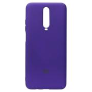 Силиконовый чехол SOFT Silicone Case для Xiaomi Redmi K30/Poco X2 HQ (с логотипом) фиолетовый