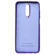 Силиконовый чехол SOFT Silicone Case для Xiaomi Redmi K30/Poco X2 HQ (с логотипом) фиолетовый