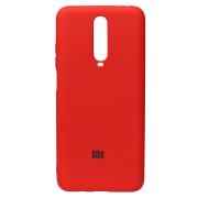Силиконовый чехол SOFT Silicone Case для Xiaomi Redmi K30/Poco X2 HQ (с логотипом) красный