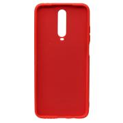 Силиконовый чехол SOFT Silicone Case для Xiaomi Redmi K30/Poco X2 HQ (с логотипом) красный