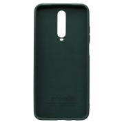 Силиконовый чехол SOFT Silicone Case для Xiaomi Redmi K30/Poco X2 HQ (с логотипом) темно-зеленый