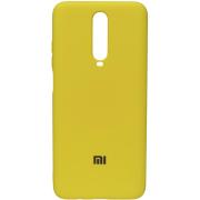 Силиконовый чехол SOFT Silicone Case для Xiaomi Redmi K30/Poco X2 HQ (с логотипом) желтый