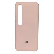 Силиконовый чехол SOFT Silicone Case для Xiaomi Mi 10 Pro HQ (с логотипом) персик