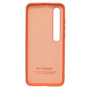 Силиконовый чехол SOFT Silicone Case для Xiaomi Mi 10 Pro HQ (с логотипом) оранжевый