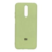 Силиконовый чехол SOFT Silicone Case для Xiaomi Redmi K30/Poco X2 HQ (с логотипом) зеленый