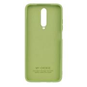 Силиконовый чехол SOFT Silicone Case для Xiaomi Redmi K30/Poco X2 HQ (с логотипом) зеленый