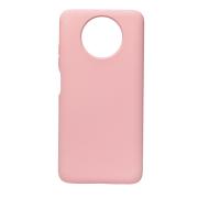 Силиконовый чехол SOFT Silicone Case для Xiaomi Redmi Note 9T (без лого) розовый