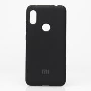 Силиконовый чехол SOFT Silicone Case для Xiaomi Redmi Note 6 Pro HQ (с логотипом) черный