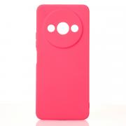 Силиконовый чехол SOFT Silicone Case для Xiaomi Redmi A3/ A3X/ Poco C61 (без лого) малиновый