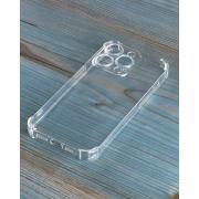 Силиконовый чехол WS SHOCKPROOF для iPhone 14 Pro Max прозрачный