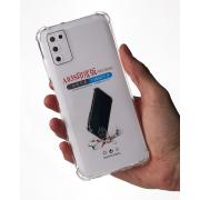 Силиконовый чехол WS SHOCKPROOF для Samsung A03S прозрачный