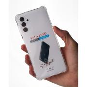 Силиконовый чехол WS SHOCKPROOF для Samsung A13 5G/A04S прозрачный