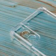 Силиконовый чехол WS SHOCKPROOF для Samsung S21 FE прозрачный