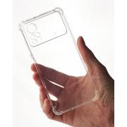 Силиконовый чехол WS SHOCKPROOF для Xiaomi Poco X4 Pro прозрачный