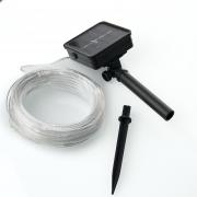 Led гирлянда 7м/50Led (солнечная батарея/медный круглый провод) 8 режимов IP67