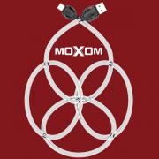 USB cable MOXOM Lightning (MX-CB46) Magnetic clips белый