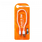 USB cable MOXOM micro USB (CC-50) 30cm белый