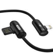 USB cable XO Lightning (NB38) Audio transpose черный