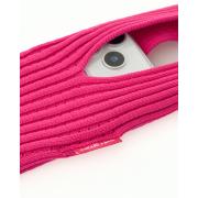 Вязаная сумка Pleated Pocket для iPhone (80 см) pink