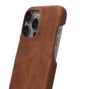 Чехол LEATHER Case для iPhone 14 Pro brown