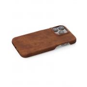 Чехол LEATHER Case для iPhone 14 Pro brown