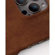 Чехол LEATHER Case для iPhone 14 Pro brown