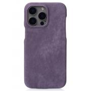 Захисний чохол для iPhone 14 Pro (deep purple, екошкіра, TPU)