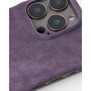 Чехол LEATHER Case для iPhone 14 Pro deep purple