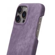 Чехол LEATHER Case для iPhone 15 Pro deep purple