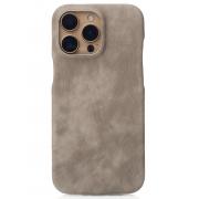 Чехол LEATHER Case для iPhone 15 Pro natural titanium