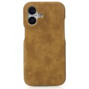 Защитный чехол для iPhone 16 (desert titanium, экокожа, TPU)