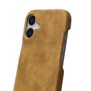 Чехол LEATHER Case для iPhone 16 desert titanium