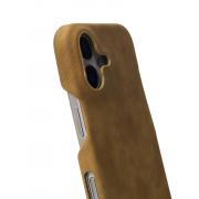Чехол LEATHER Case для iPhone 16 desert titanium