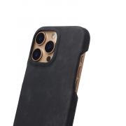 Чехол LEATHER Case для iPhone 16 Pro black