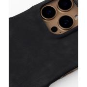 Чехол LEATHER Case для iPhone 16 Pro black