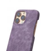 Чехол LEATHER Case для iPhone 16 Pro deep purple