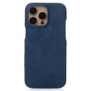 Защитный чехол для iPhone 16 Pro (denim, экокожа, TPU)