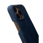 Чехол LEATHER Case для iPhone 16 Pro denim