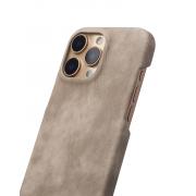 Чехол LEATHER Case для iPhone 16 Pro natural titanium