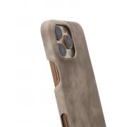 Чехол LEATHER Case для iPhone 16 Pro natural titanium