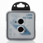 Защитное стекло для камеры DARK (BOX) iPhone 11 / iPhone 12 / iPhone 12 mini серебряный